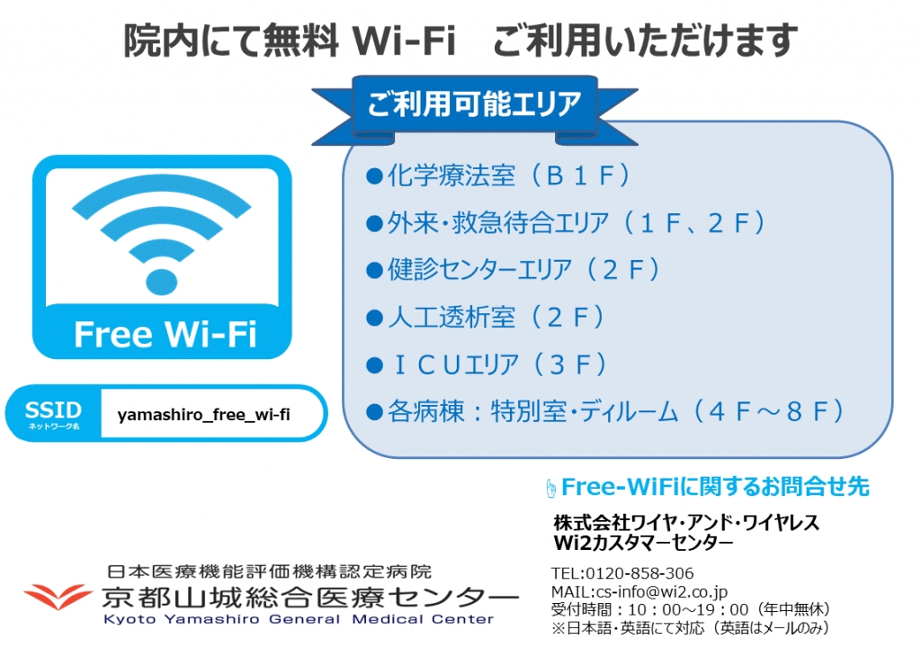 無料Wi-Fiのご利用案内